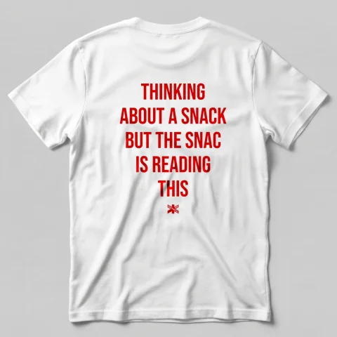 Thinking About A Snack But The Snack Is Reading This